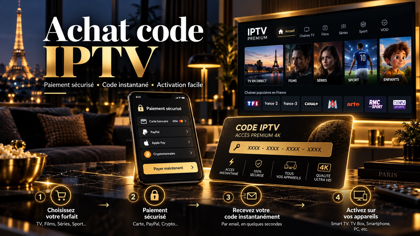 Étapes à vérifier avant l’achat d’un accès IPTV